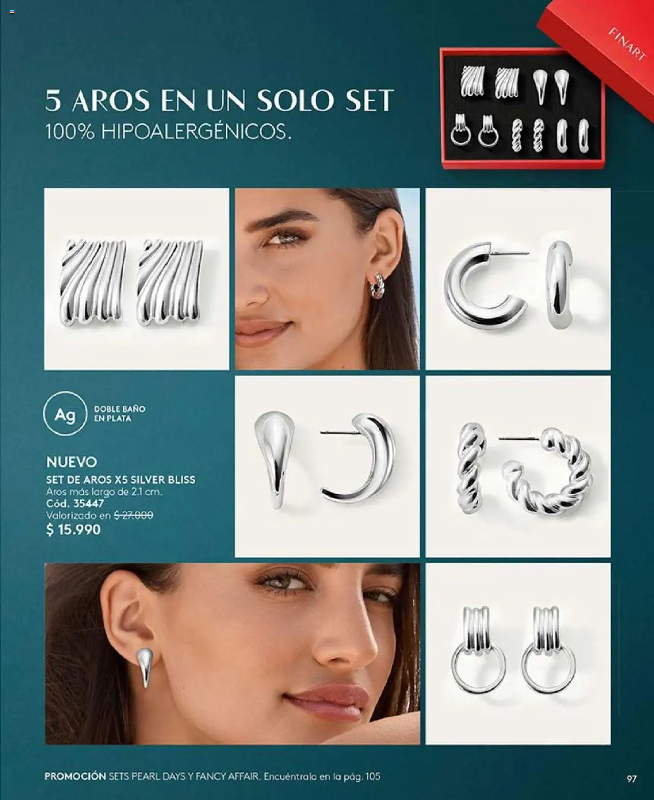 Catálogo Ésika Campaña 14 │ válido desde el 01.09.2025 | Página: 101 | Productos: Baño, Aros
