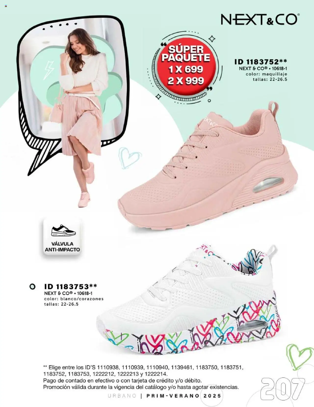 Nuevas ofertas de Price Shoes válidas en toda la República Mexicana desde el 24.01.2025. ¡Encuentra las mejores ofertas en Price Shoes catálogo Urbano! | Página: 207 | Productos: Válvula, Maquillaje