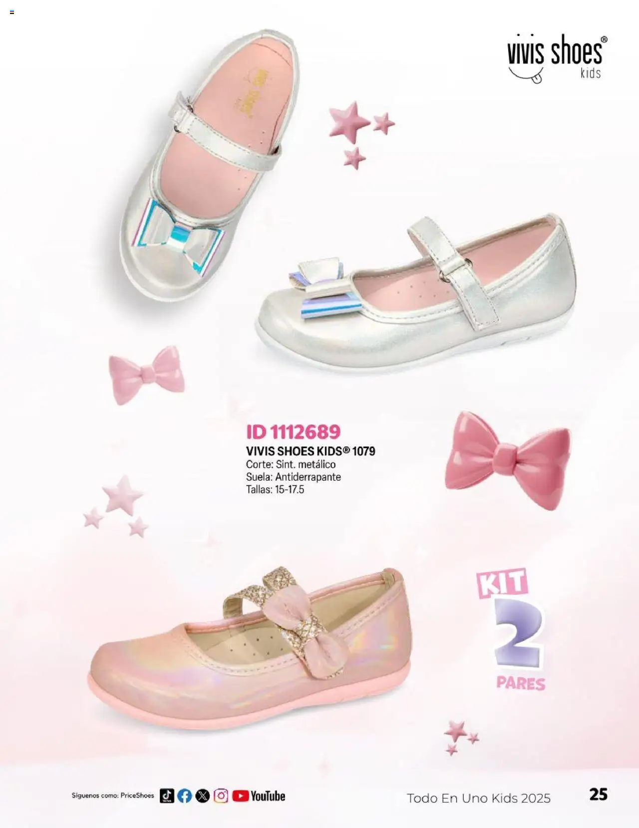 Nuevas ofertas de Price Shoes válidas en toda la República Mexicana desde el 23.04.2025. ¡Encuentra las mejores ofertas en Price Shoes catálogo Kids! | Página: 25