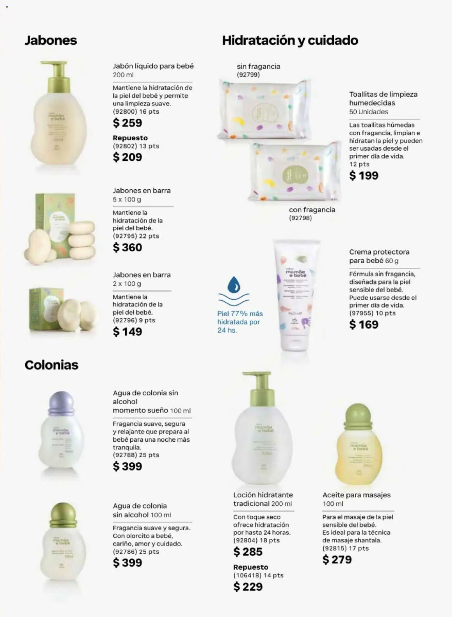 Nuevas ofertas de Natura válidas en toda la República Mexicana desde el 24.04.2026. ¡Encuentra las mejores ofertas en Natura campaña 7 2026! | Página: 157 | Productos: Jabón líquido, Agua, Toallitas húmedas, Fragancia