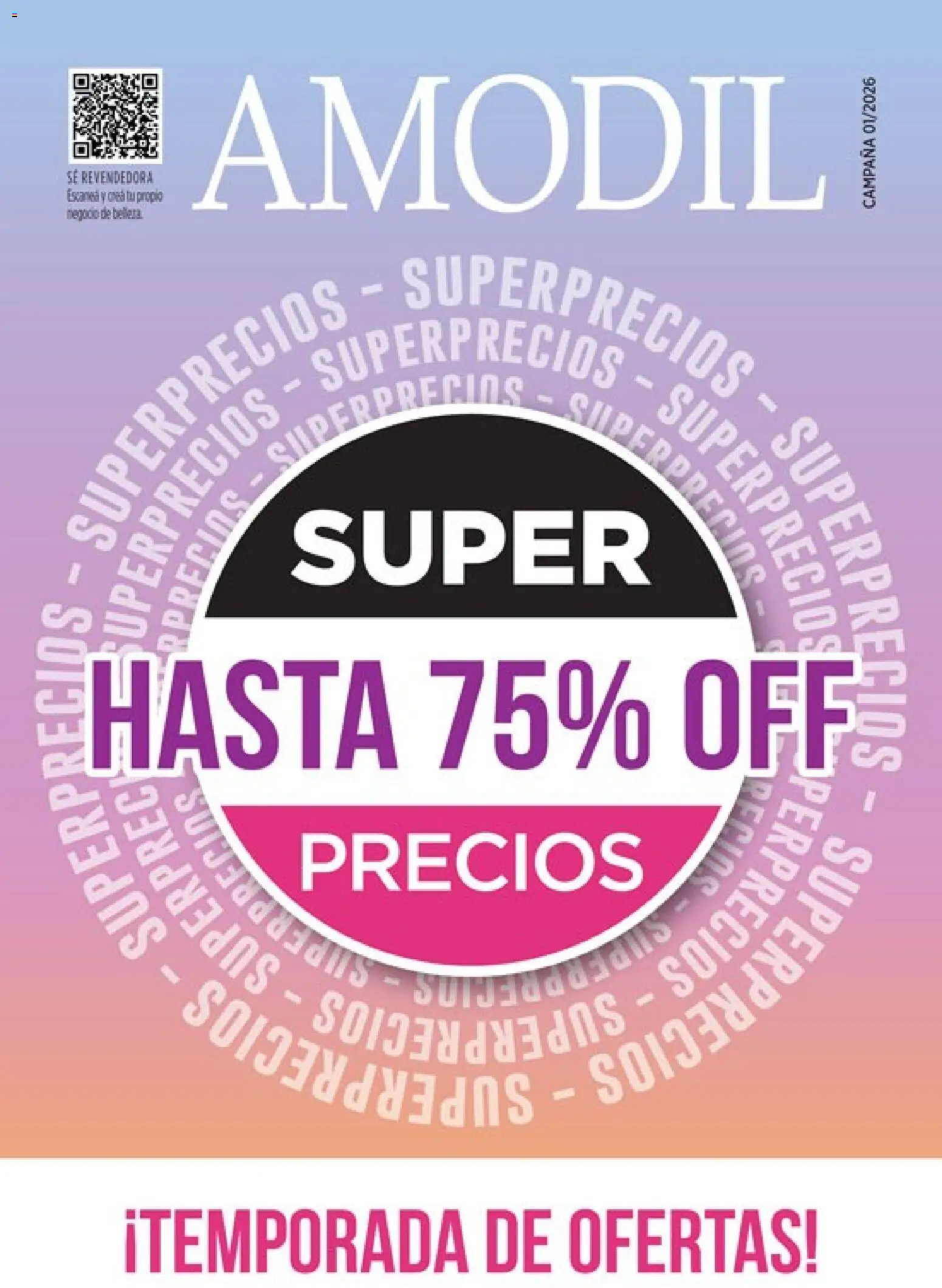 Catálogo Amodil Campaña 1/2026 │ válido desde el 01.01.2026 | Página: 1 | Productos: Campana