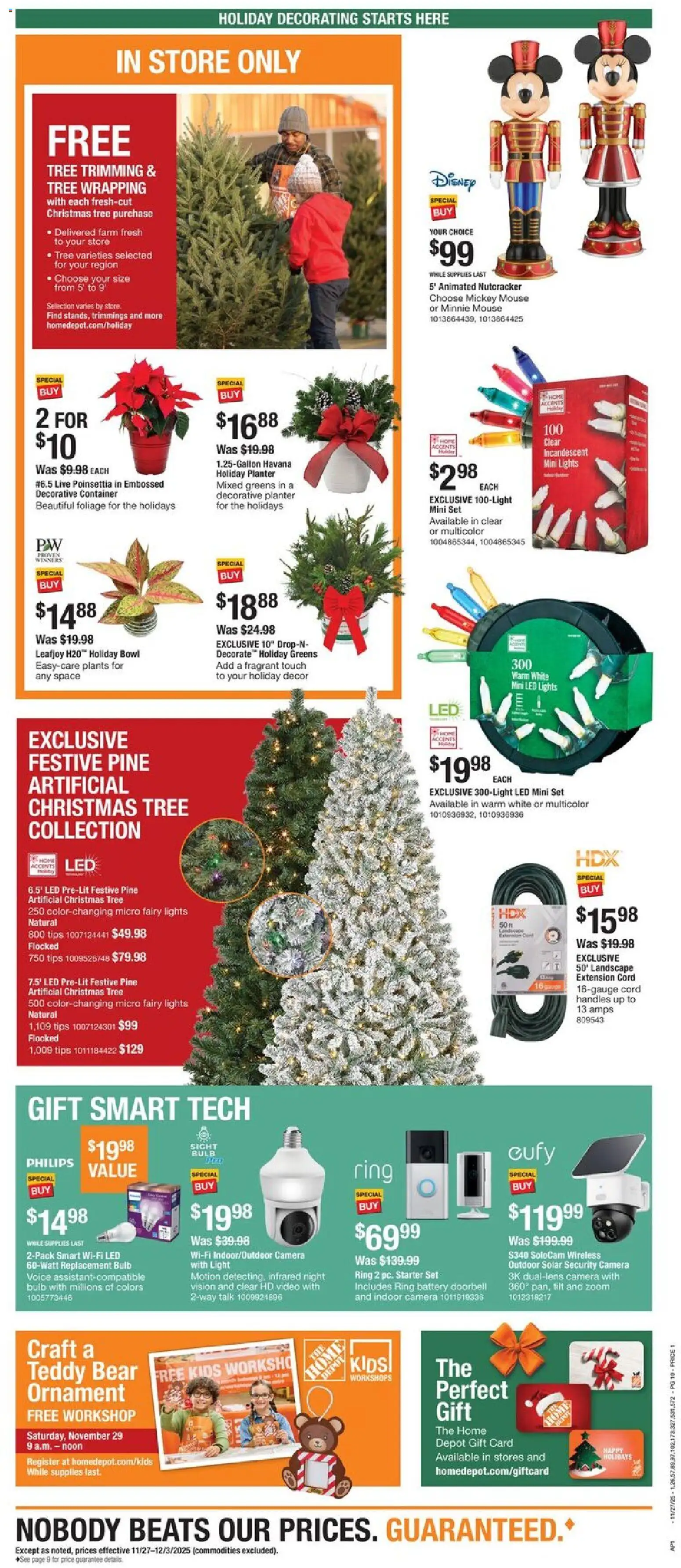 Home Depot Local Ad - GA - valid from 27.11.2025 | Page: 10 | Products: Battery, Starter, Greens, Camera