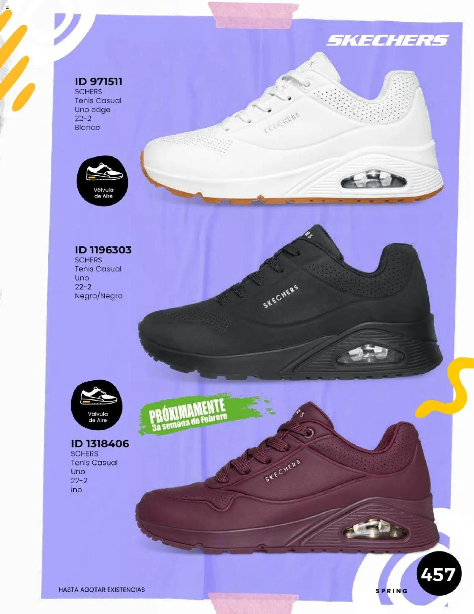 Nuevas ofertas de Price Shoes válidas en toda la República Mexicana desde el 15.02.2026. ¡Encuentra las mejores ofertas en Price Shoes catálogo ! | Página: 457 | Productos: Tenis, Válvula