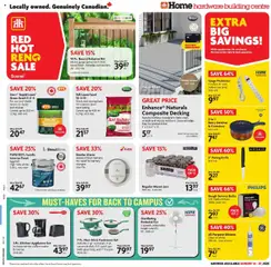 Preview of Home Hardware weekly flyer / circulaire from shop Home Hardware valid from 14.08.2025