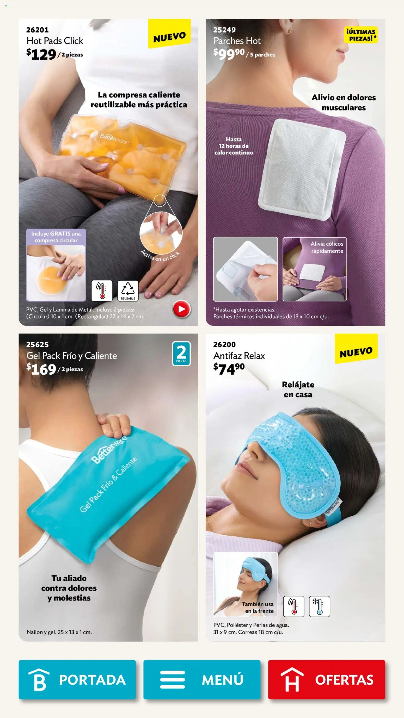 Nuevas ofertas de Betterware válidas en toda la República Mexicana desde el 02.02.2026. ¡Encuentra las mejores ofertas en Betterware campaña 2 2026! | Página: 79 | Productos: Antifaz