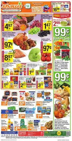 Preview of Shaw's weekly ads valid from 24.10.2025