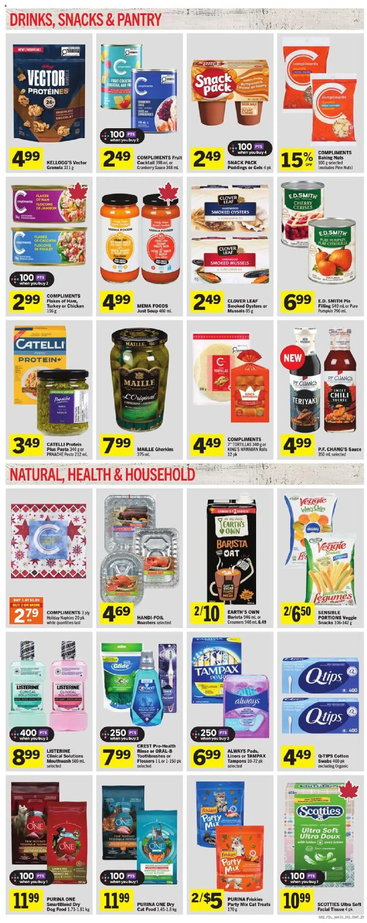 Foodland flyer valid from 11.12.2025 | Page: 4 | Products: Chips, Flakes, Chocolate, Chicken