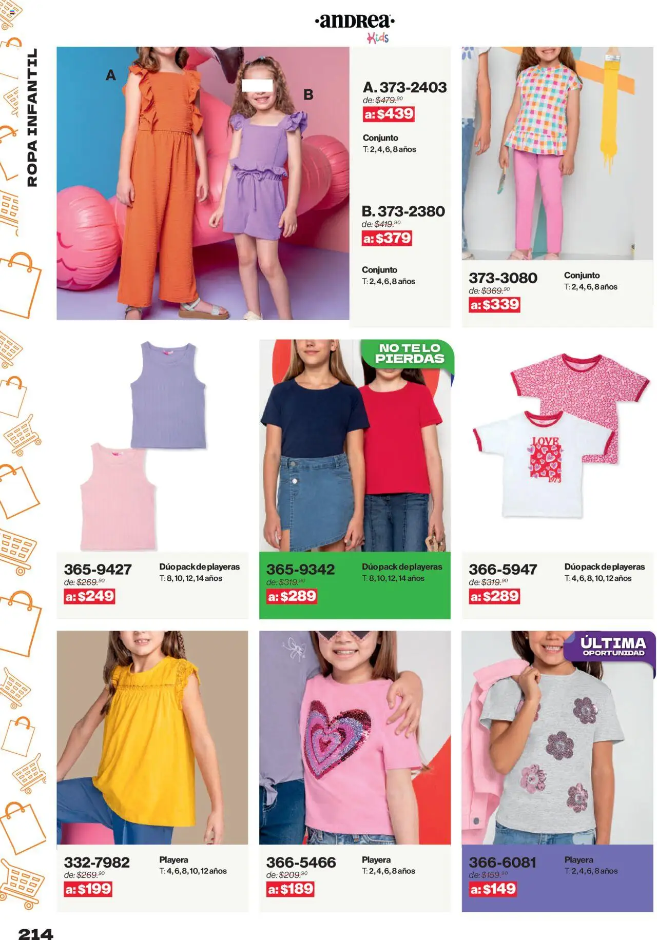 Nuevas ofertas de Andrea válidas en toda la República Mexicana desde el 10.08.2025. ¡Encuentra las mejores ofertas en Andrea - Catálogo Outlet! | Página: 214 | Productos: Ropa, Playera, Conjunto