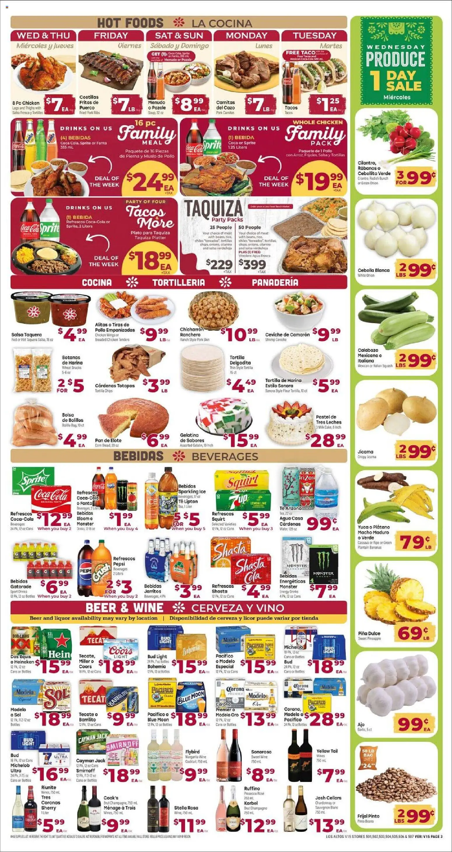 Cardenas Weekly Ad - AZ - valid from 15.04.2026 | Page: 3 | Products: Corn, Milk, Lemon, Bag