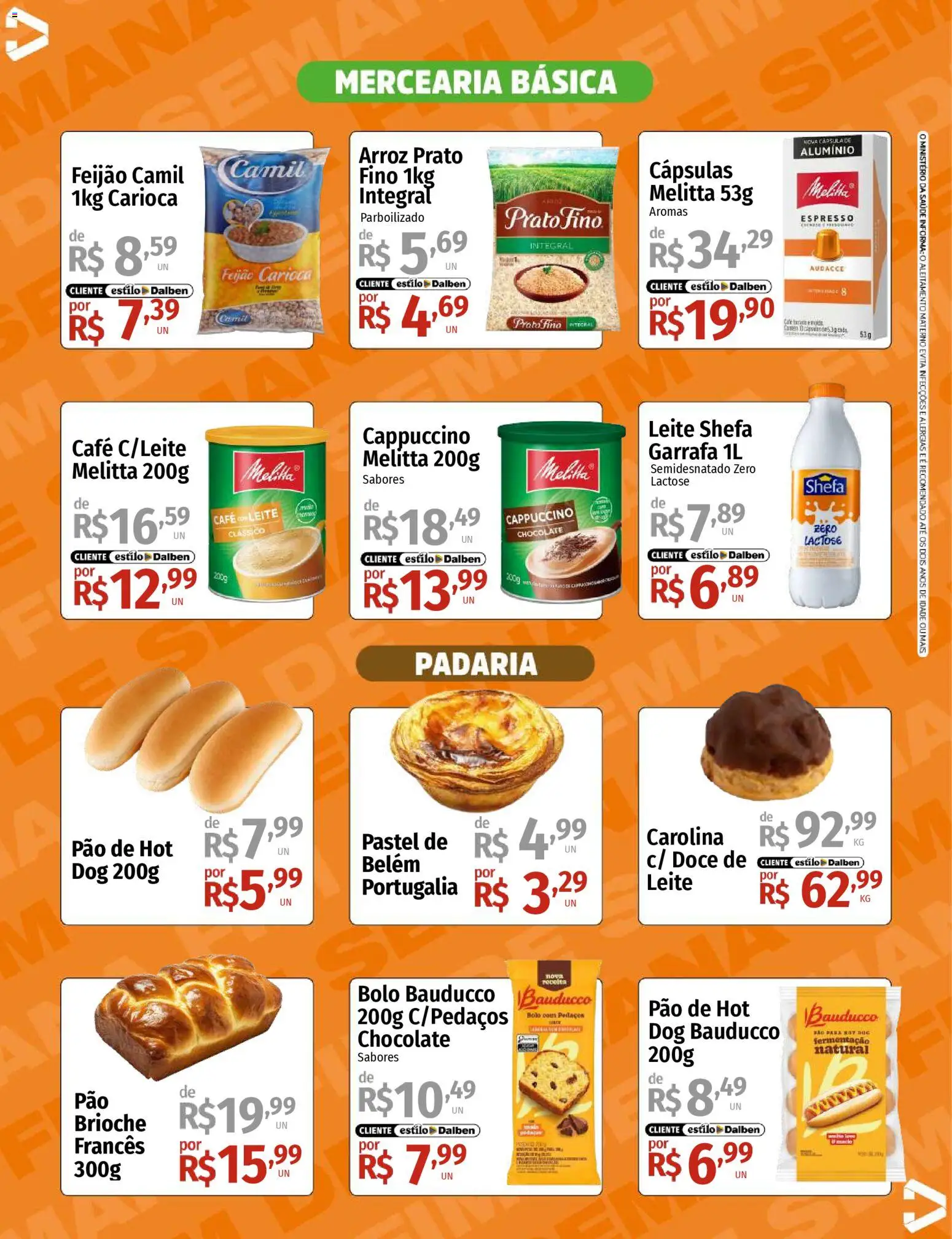 Supermercado Dalben Folheto - válido de 17.04.2026 | Página: 5 | Produtos: Feijão, Café, Chocolate, Bolo