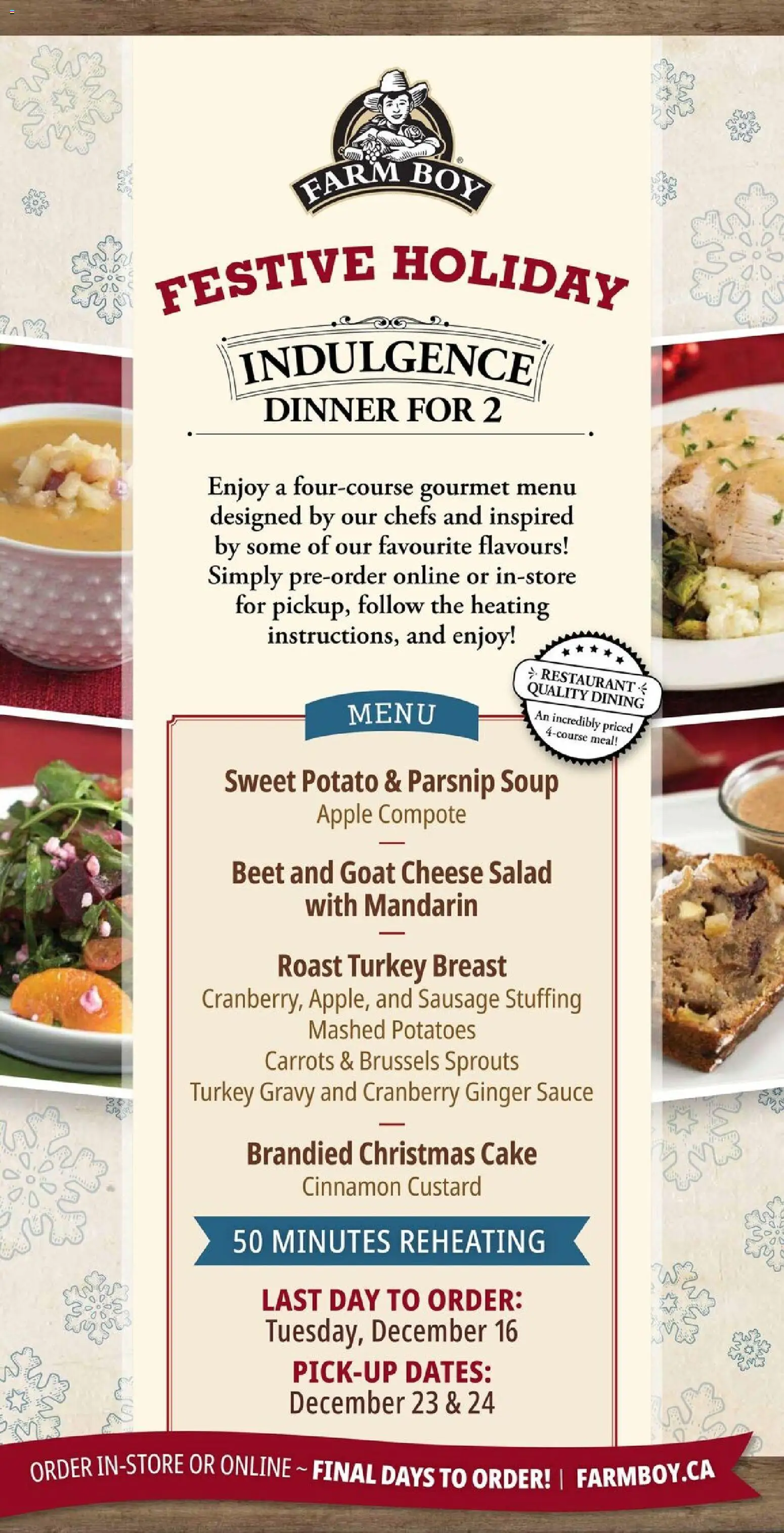 Farm Boy flyer valid from 04.12.2025 | Page: 7 | Products: Salad, Turkey, Potatoes, Cheese