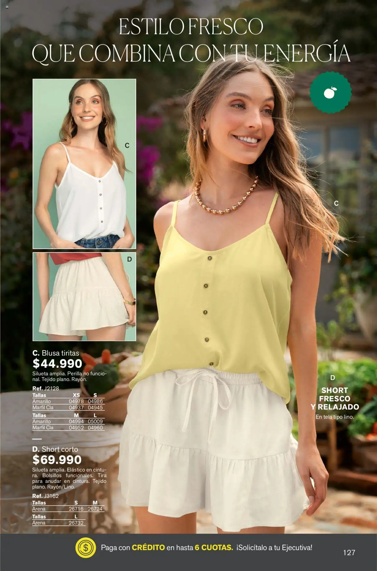 Leonisa revista - valida desde el 01.09.2025 | Página: 127 | Productos: Short, Blusa