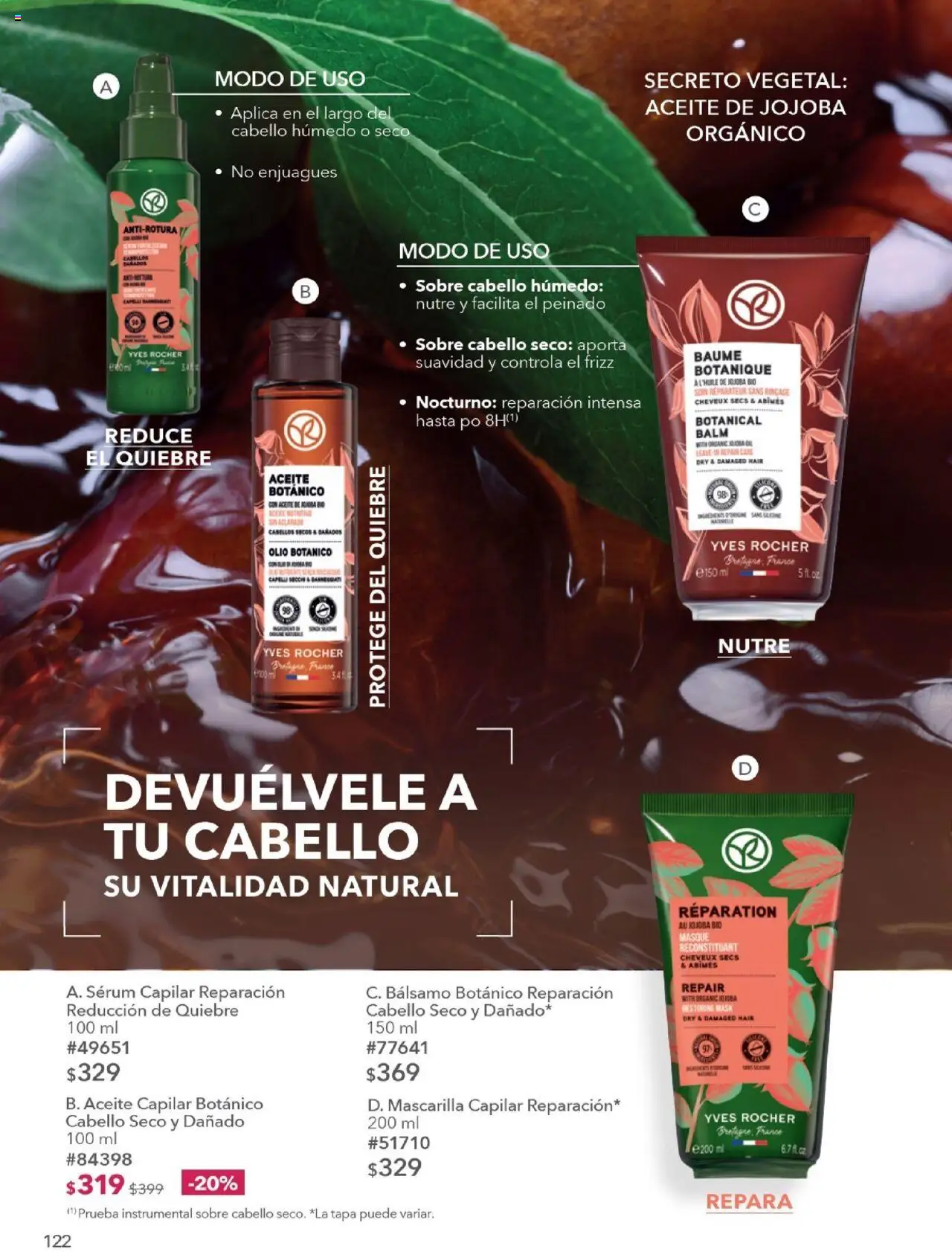 Nuevas ofertas de Yves Rocher válidas en toda la República Mexicana desde el 28.10.2025. ¡Encuentra las mejores ofertas en Yves Rocher - Campaña 15 2025! | Página: 124 | Productos: Serum, Aceite, Bálsamo, Sobre
