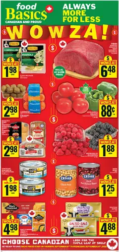 Preview of Food Basics - Cornwall from shop Food Basics valid from 18.09.2025
