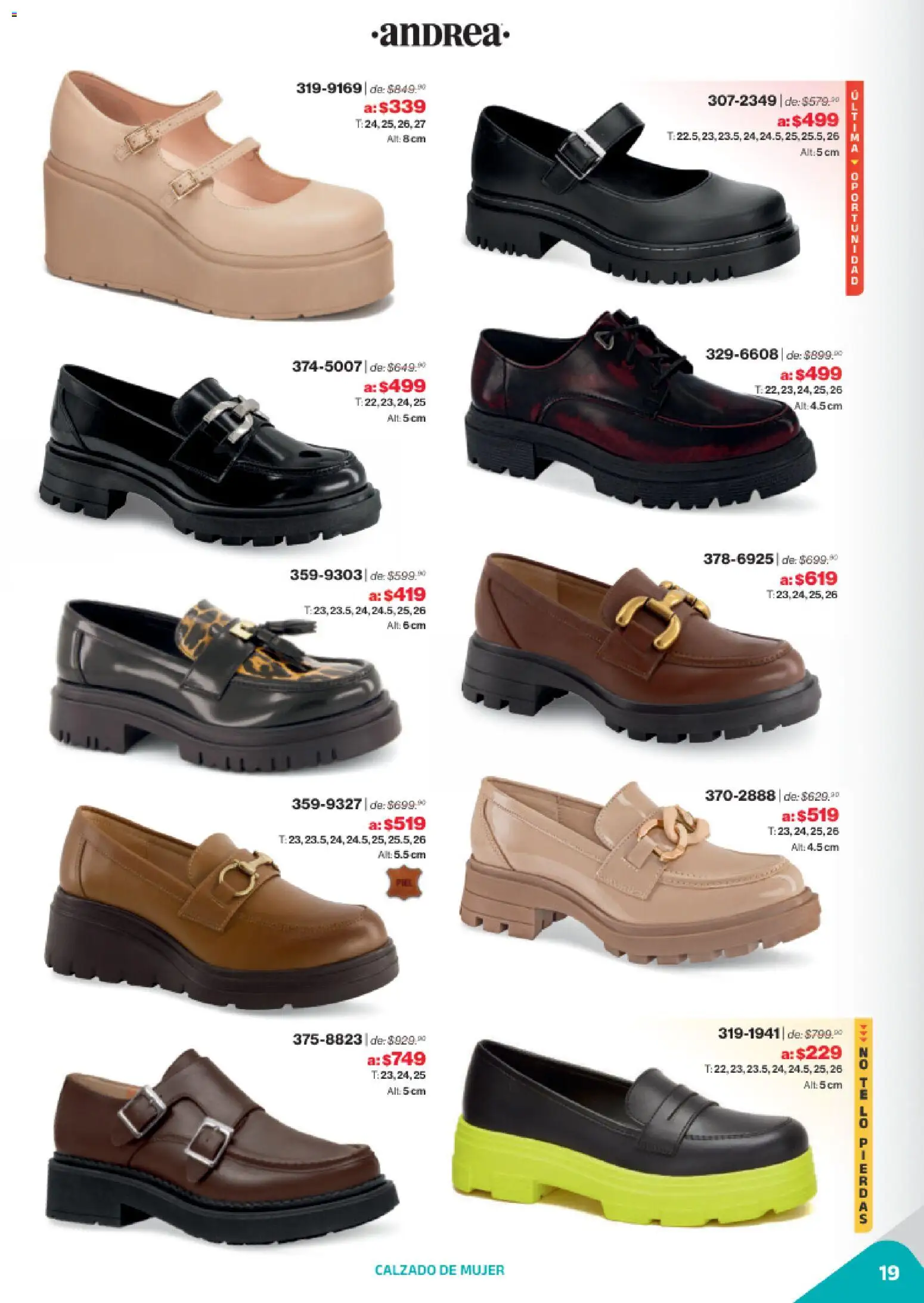 Nuevas ofertas de Andrea válidas en toda la República Mexicana desde el 02.11.2025. ¡Encuentra las mejores ofertas en Andrea catálogo Outlet! | Página: 19