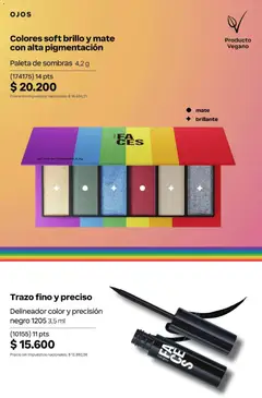 Vista previa Natura Catálogo Ciclo 4/2026 válido desde el 01.04.2026 | Página: 156 | Productos: Mate, Delineador, Brillo, Paleta