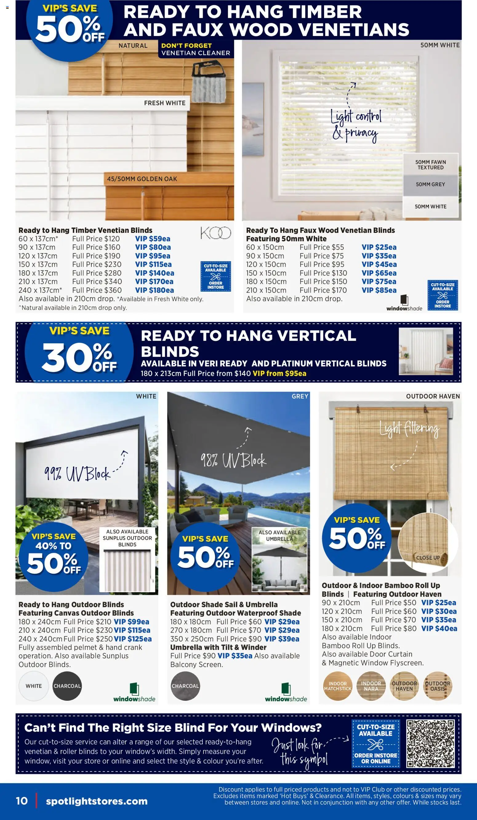 Spotlight catalogue - valid from 11.02.2026 | Page: 10 | Products: Curtain, Blinds, Cleaner, Umbrella