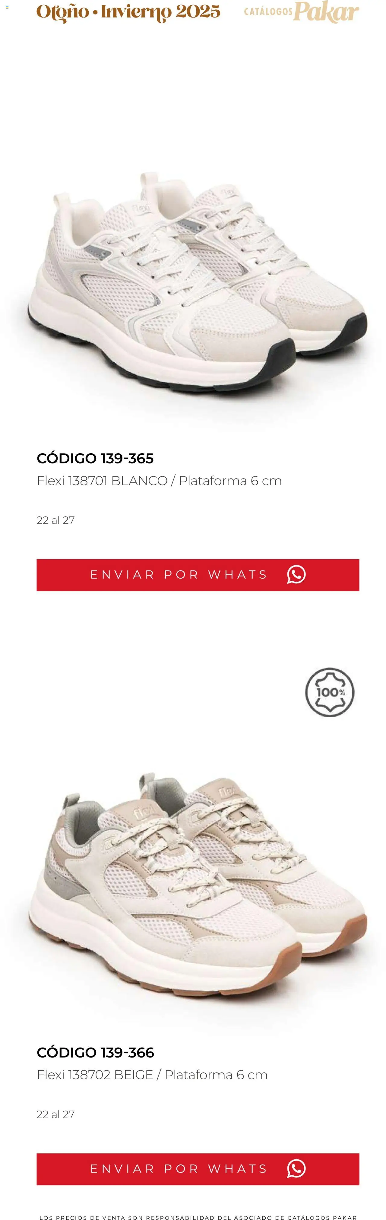 Nuevas ofertas de SC Pakar válidas en toda la República Mexicana desde el 10.10.2025. ¡Encuentra las mejores ofertas en SC Pakar - Catálogo Flexi otoño / invierno! | Página: 167