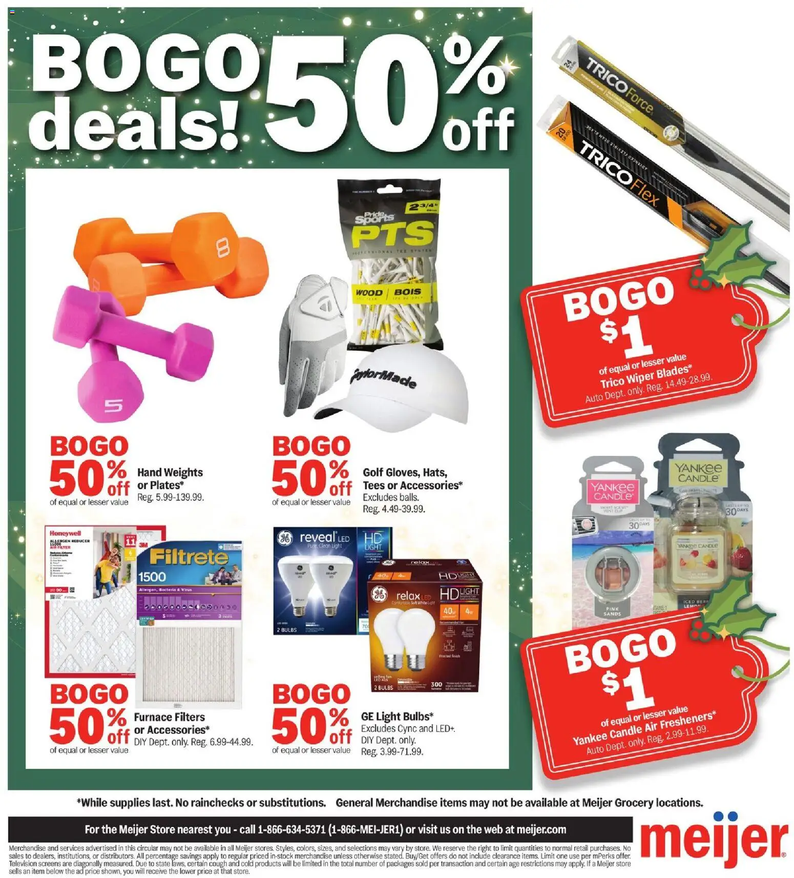 Meijer Prep for the Holidays! - valid from 19.11.2025 | Page: 9 | Products: Clip, Wiper, Television, Air Filter
