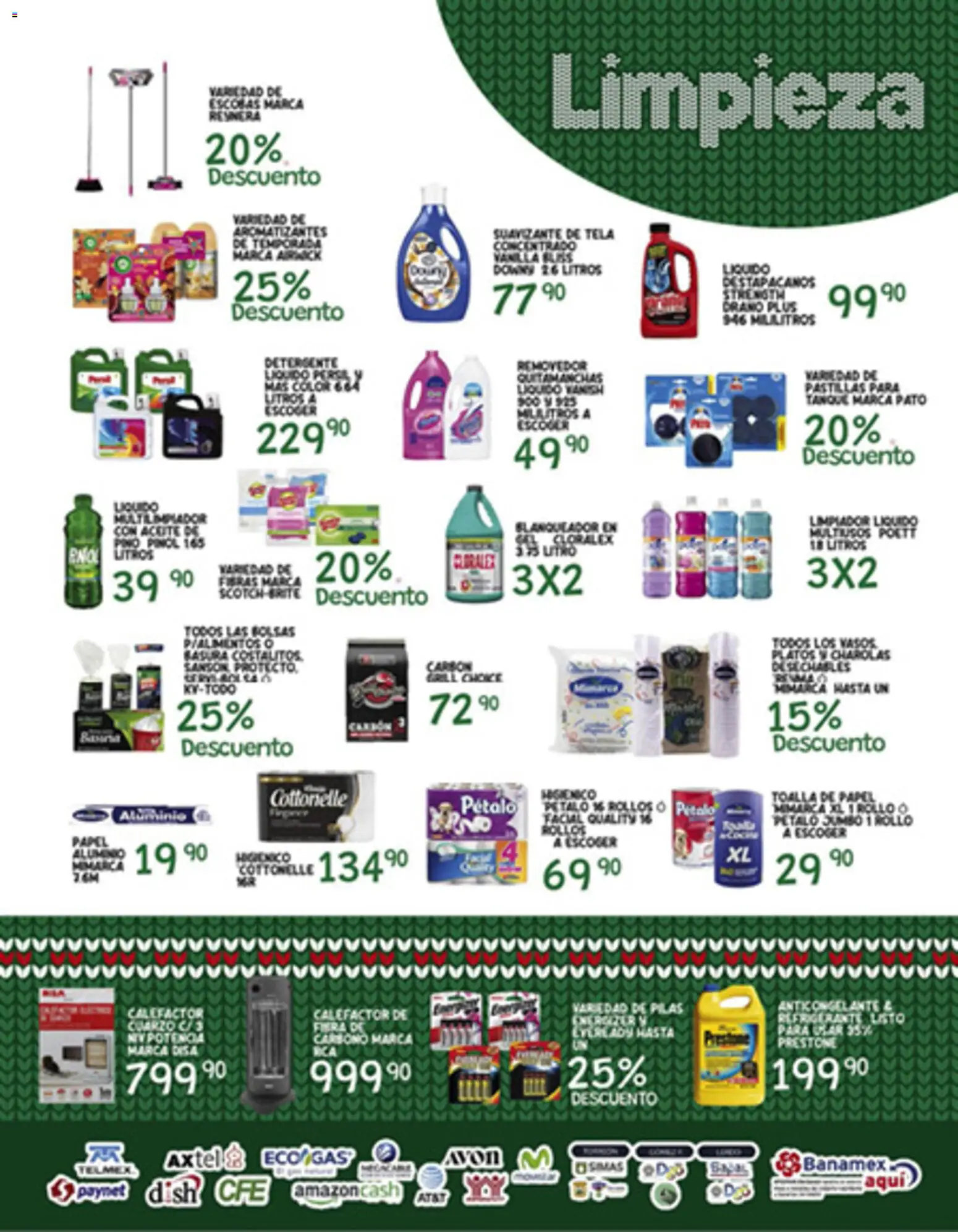 Nuevas ofertas de Alsuper válidas en toda la República Mexicana desde el 05.12.2025. ¡Encuentra las mejores ofertas en Alsuper folleto Laguna! | Página: 5 | Productos: Detergente, Destapacaños, Suavizante, Calefactor