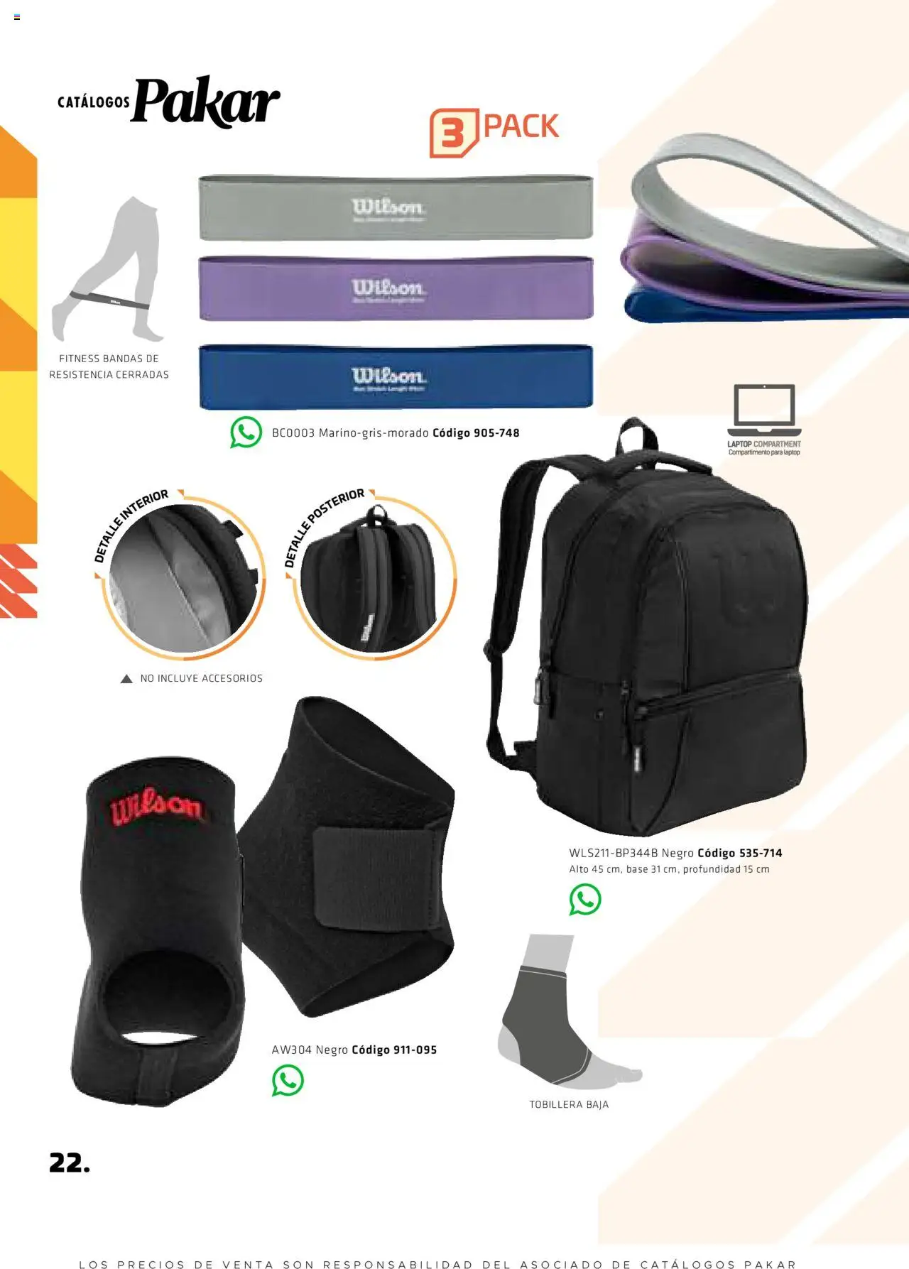 Nuevas ofertas de SC Pakar válidas en toda la República Mexicana desde el 29.08.2025. ¡Encuentra las mejores ofertas en SC Pakar - Catálogo Otoño Men Tomo 1! | Página: 22 | Productos: Tobillera