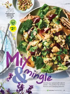 Preview of Woolworths Fresh Ideas Magazine - valid from 01.12.2025 | Page: 53 | Products: Cauliflower