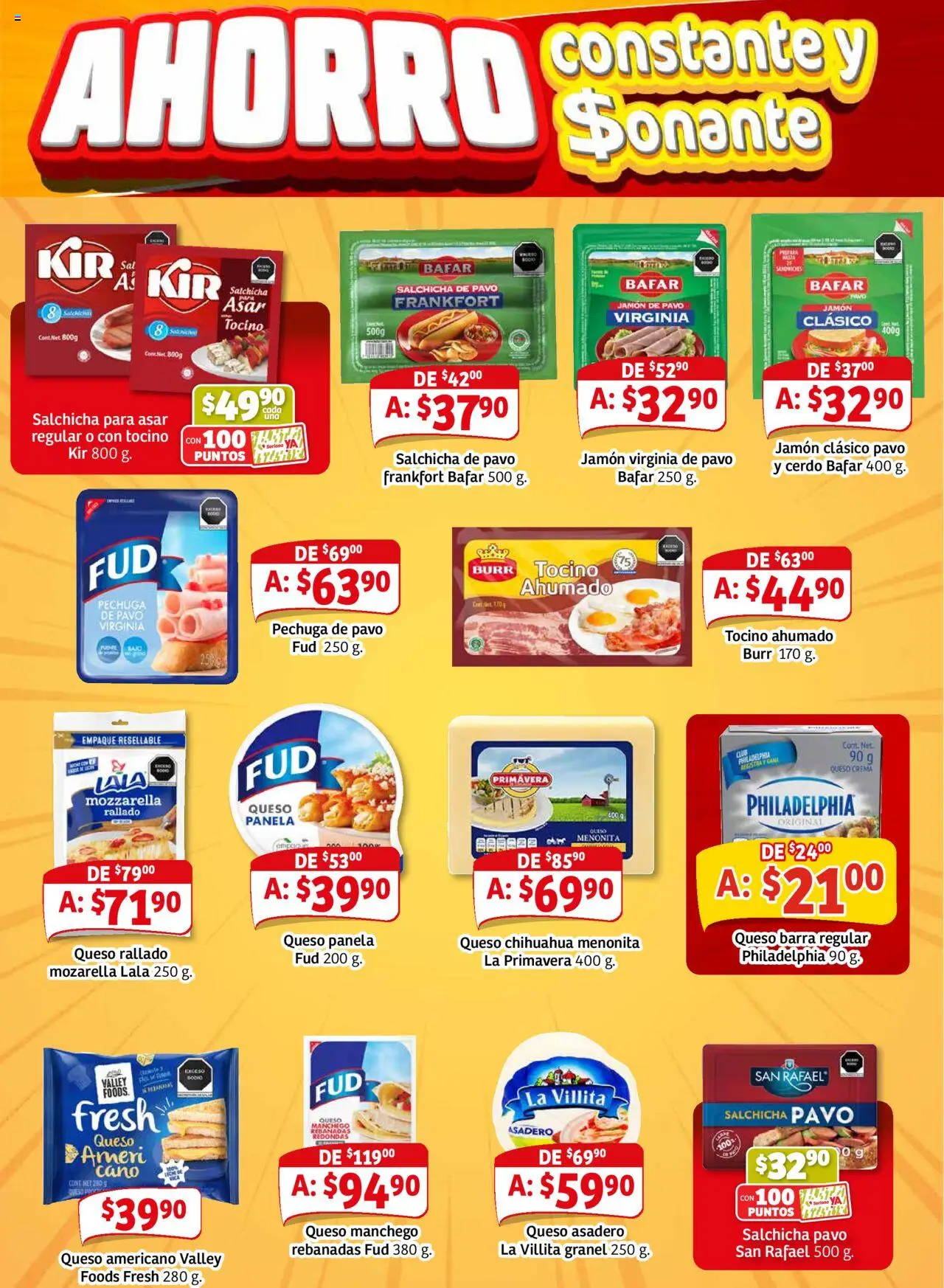 Nuevas ofertas de Soriana válidas en toda la República Mexicana desde el 25.09.2025. ¡Encuentra las mejores ofertas en Soriana - Pesito Valedor Mercado: Edo Mex, Valle De México, Gro, Hgo, Mor, Pue, Qto, Tlax, Ver! | Página: 12 | Productos: Mozarella, Salchicha, Queso, Jamón