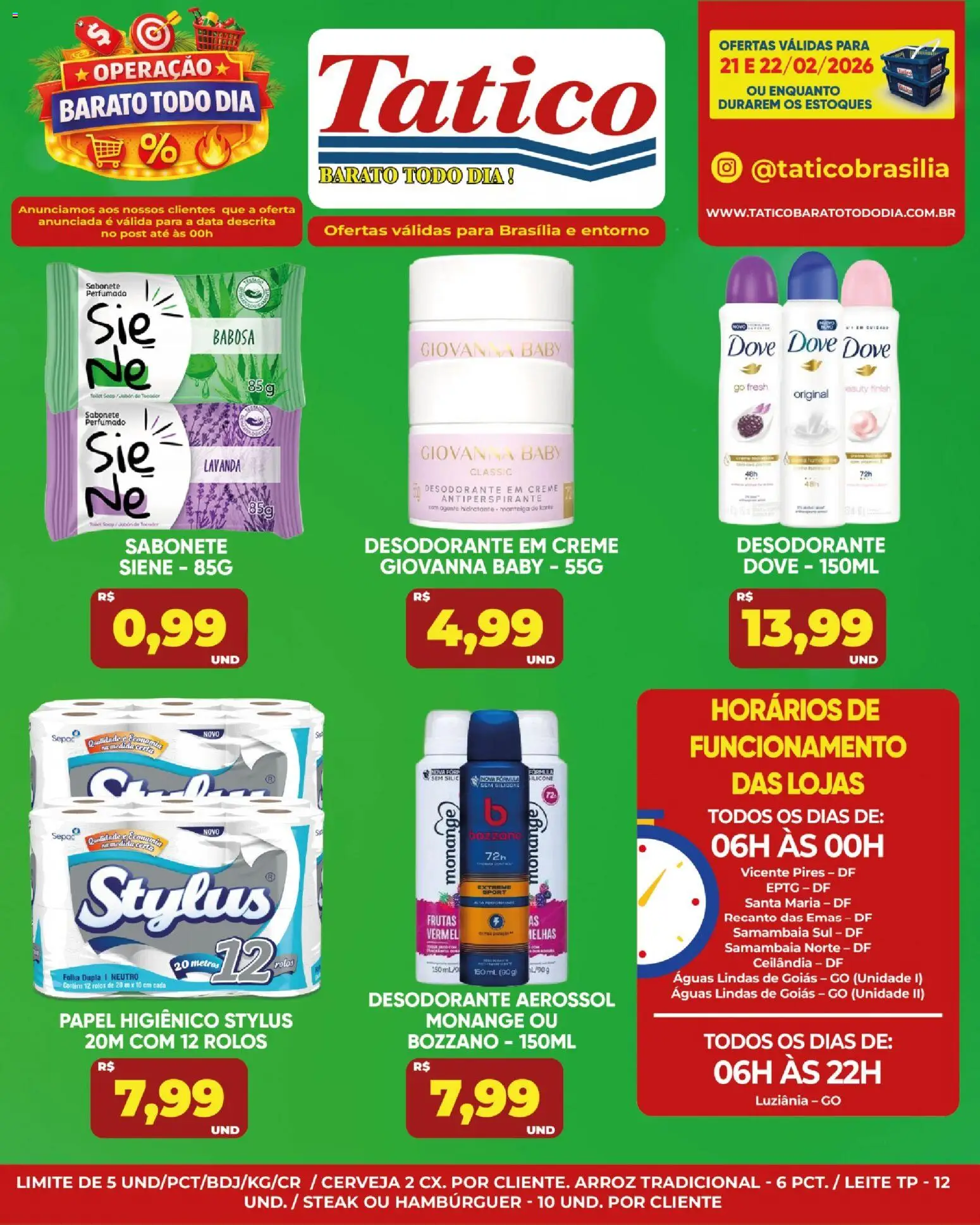 Tatico Folheto - válido de 23.02.2026 | Página: 36 | Produtos: Antiperspirante, Creme, Hambúrguer, Sabonete