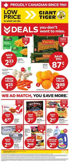 Preview of Giant Tiger weekly flyer from shop Giant Tiger valid from 20.08.2025