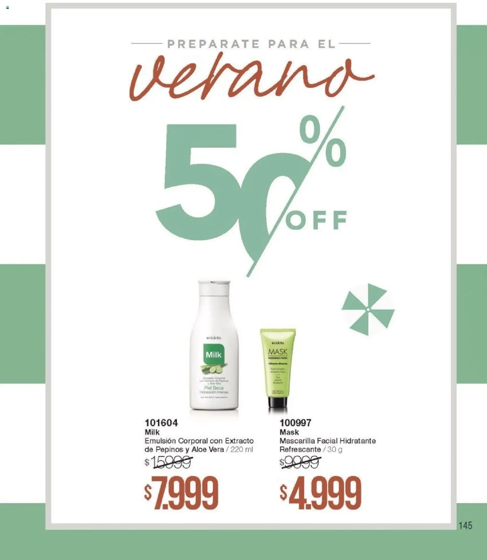 Violetta catálogo │ válido desde el 01.12.2025 | Página: 145 | Productos: Mascarilla, Emulsión, Pepinos