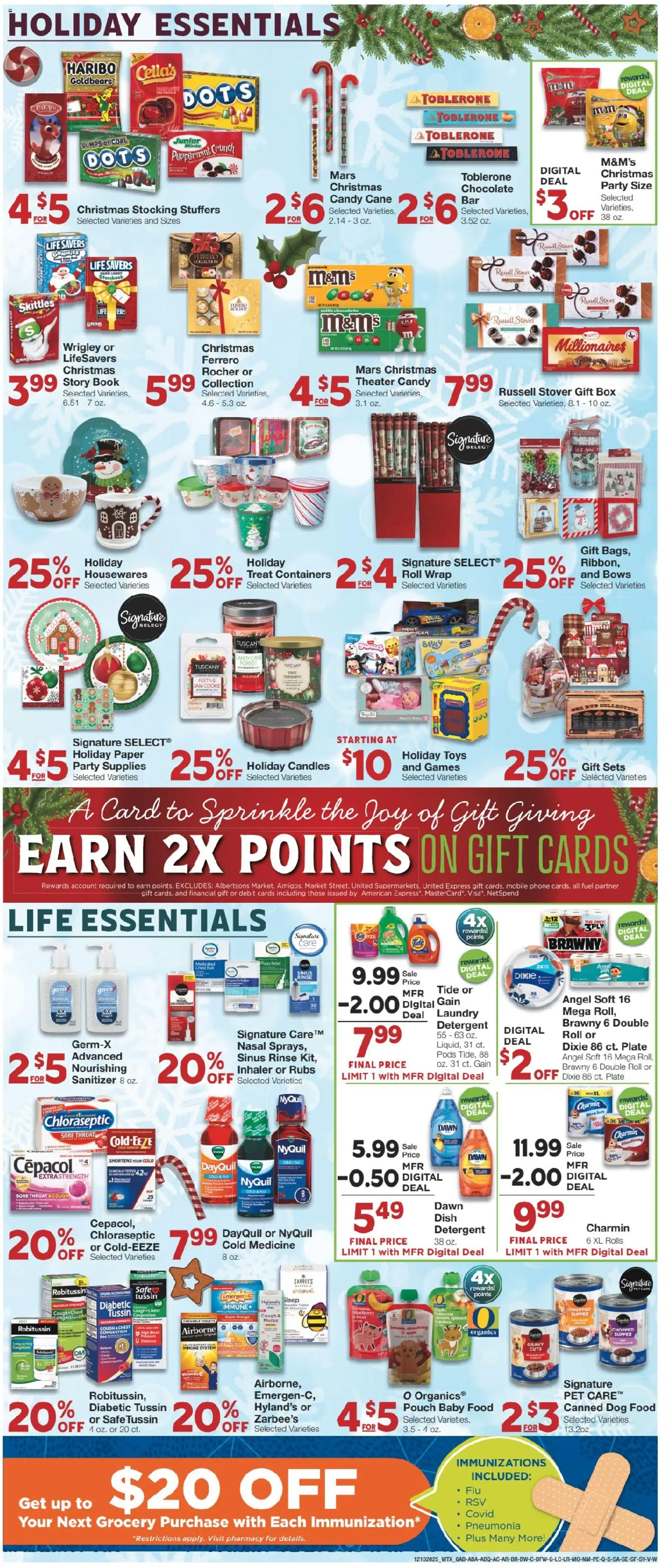 United Supermarkets Weekly Ad - valid from 09.12.2025 | Page: 6 | Products: Safe, Peppermint, Box, Detergent