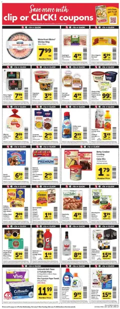 Preview of Safeway weekly ads valid from 11.02.2026 | Page: 3 | Products: Bath, Coffee, Pizza, Cookies