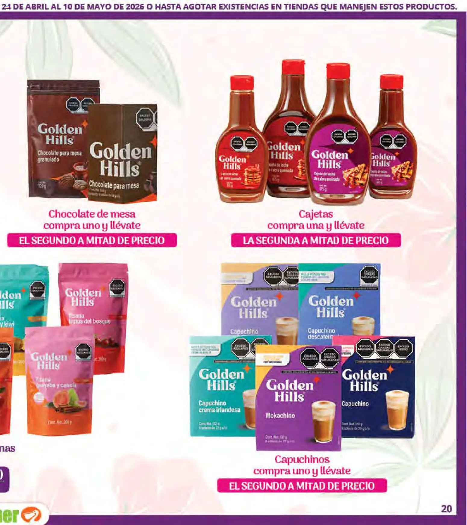 Nuevas ofertas de La Comer válidas en toda la República Mexicana desde el 24.04.2026. ¡Encuentra las mejores ofertas en La Comer folleto Mamá es lo más importante! | Página: 39 | Productos: Crema, Chocolate, Mesa