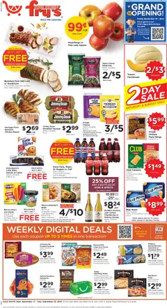 Preview of Fry's Food weekly ads valid from 17.09.2025
