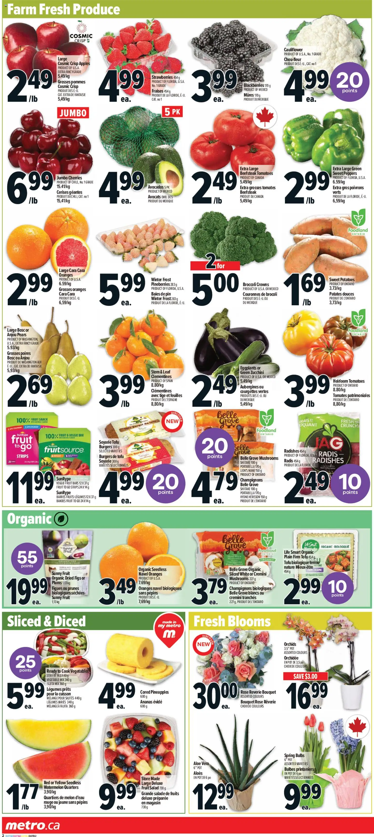Metro flyer valid from 08.01.2026 | Page: 6 | Products: Strawberries, Salad, Potatoes, Apples