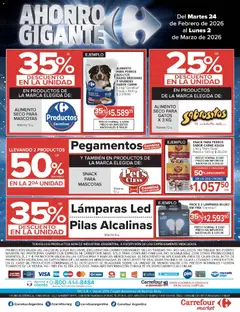 Vista previa Carrefour Market catálogo válido desde el 24.02.2026 | Página: 18 | Productos: Caso, Sobre, Pilas, Galletas