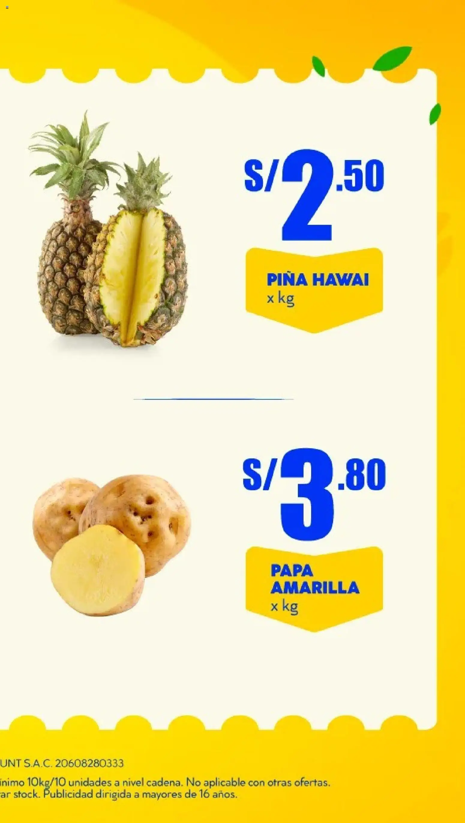 Catálogo Mass válido desde 24.10.2025 | Página: 2 | Productos: Piña