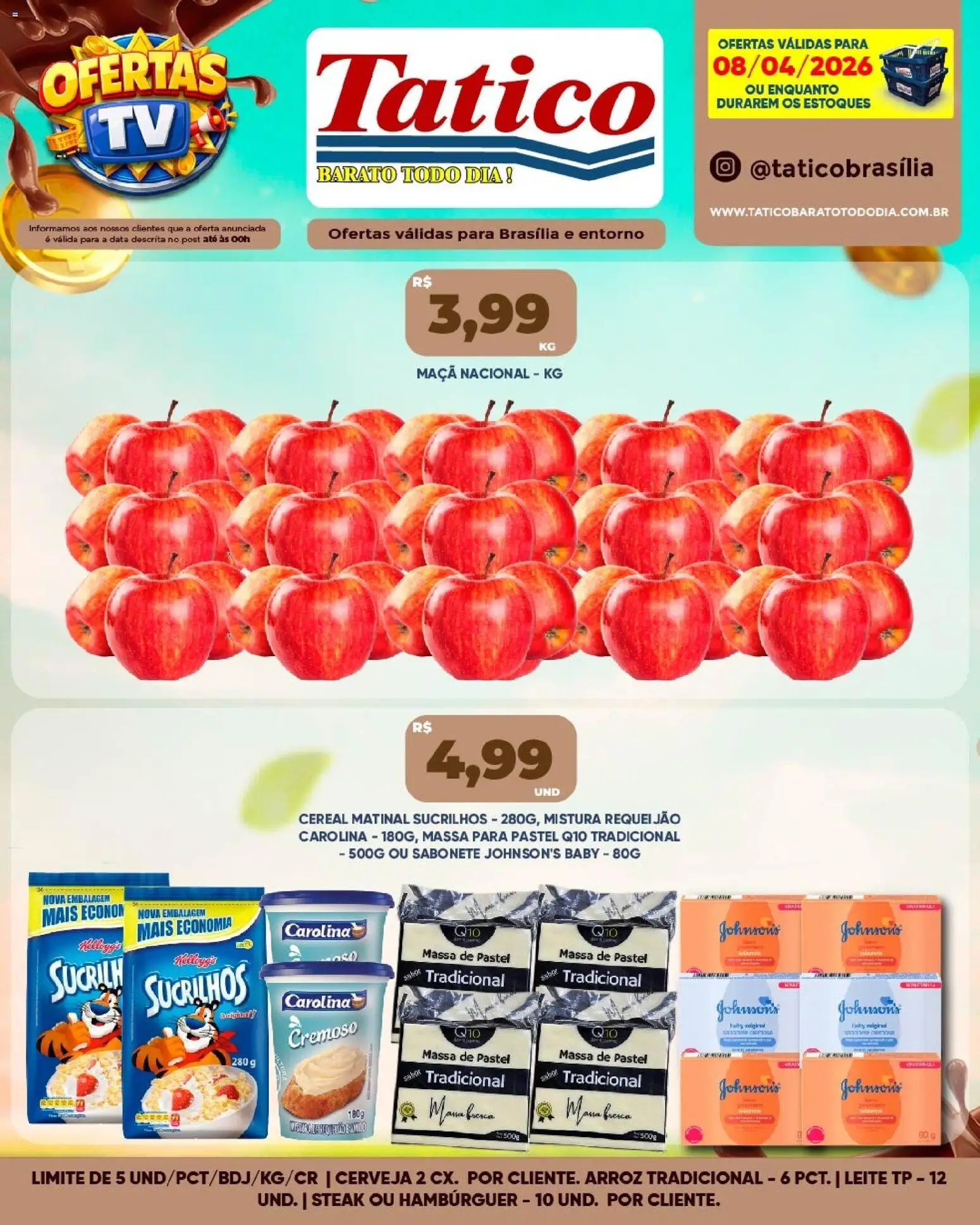 Tatico Folheto - válido de 09.04.2026 | Página: 37 | Produtos: Massa, Sabonete, Massa de pastel, Requeijão