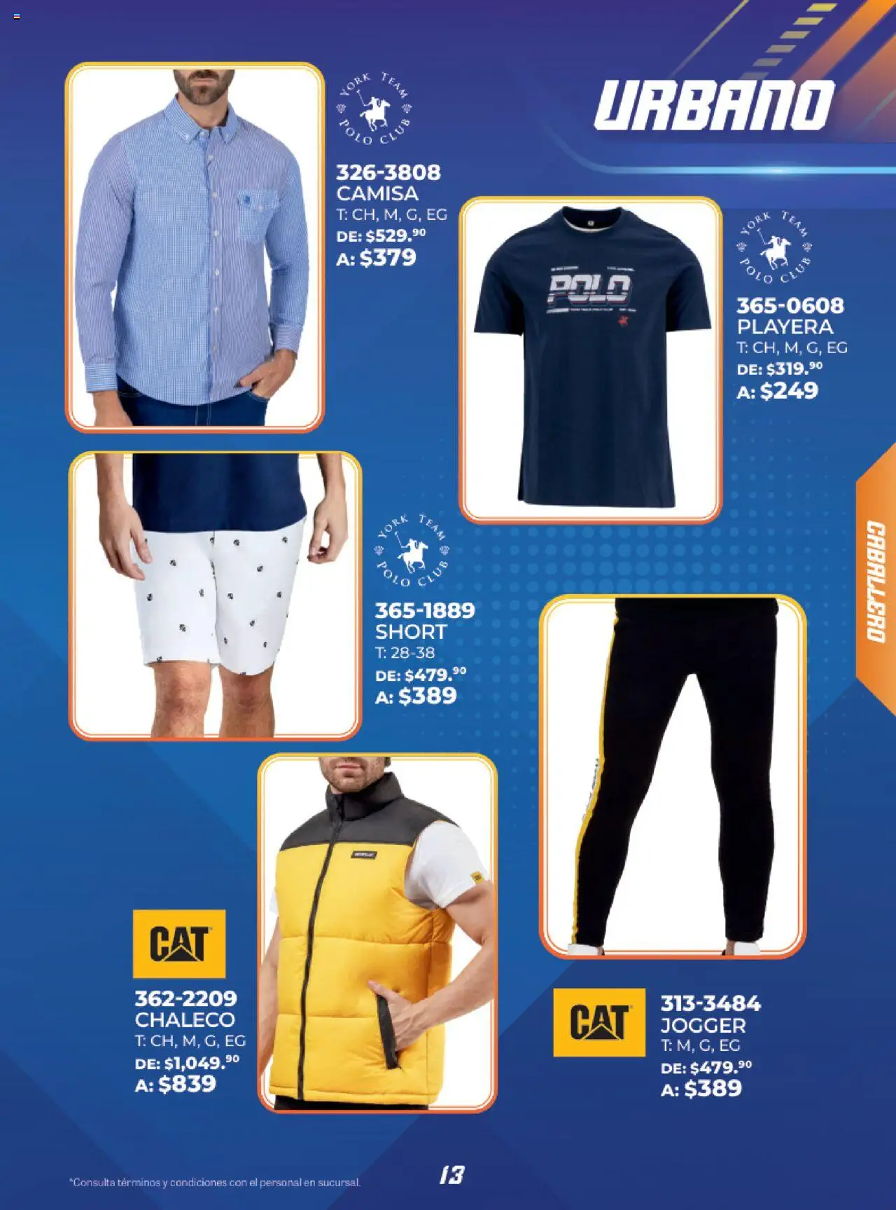 Nuevas ofertas de Andrea válidas en toda la República Mexicana desde el 21.09.2025. ¡Encuentra las mejores ofertas en Andrea - Catálogo Eleva tu estilo deportivo ! | Página: 13 | Productos: Chaleco, Camisa, Playera, Short