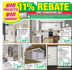 Preview of Menards weekly ads valid from 13.11.2025