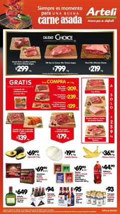 Vista previa de Arteli - Folleto Arteli Carnes & Cortes, nuevo folleto de la tienda, válido en México a partir del 15.08.2025