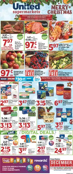 Preview of United Supermarkets weekly ads valid from 17.12.2025