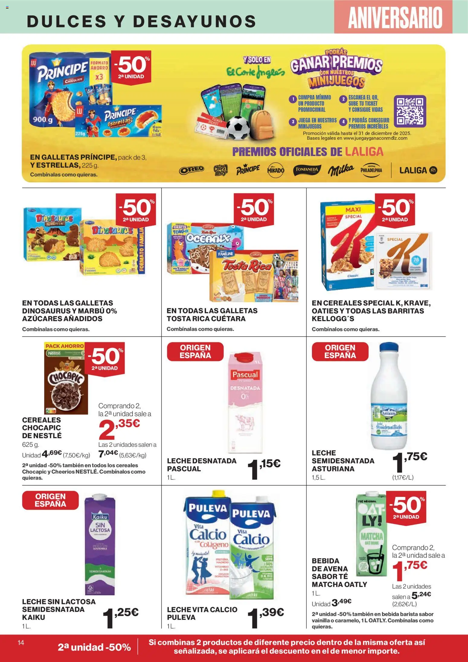 Nuevas ofertas de El Corte Inglés válidas en toda la República Mexicana desde el 23.10.2025. ¡Encuentra las mejores ofertas en El Corte - Catálogo Que necesitas hoy! | Página: 18 | Productos: Leche, Chocolate, Galletas, Vitaminas