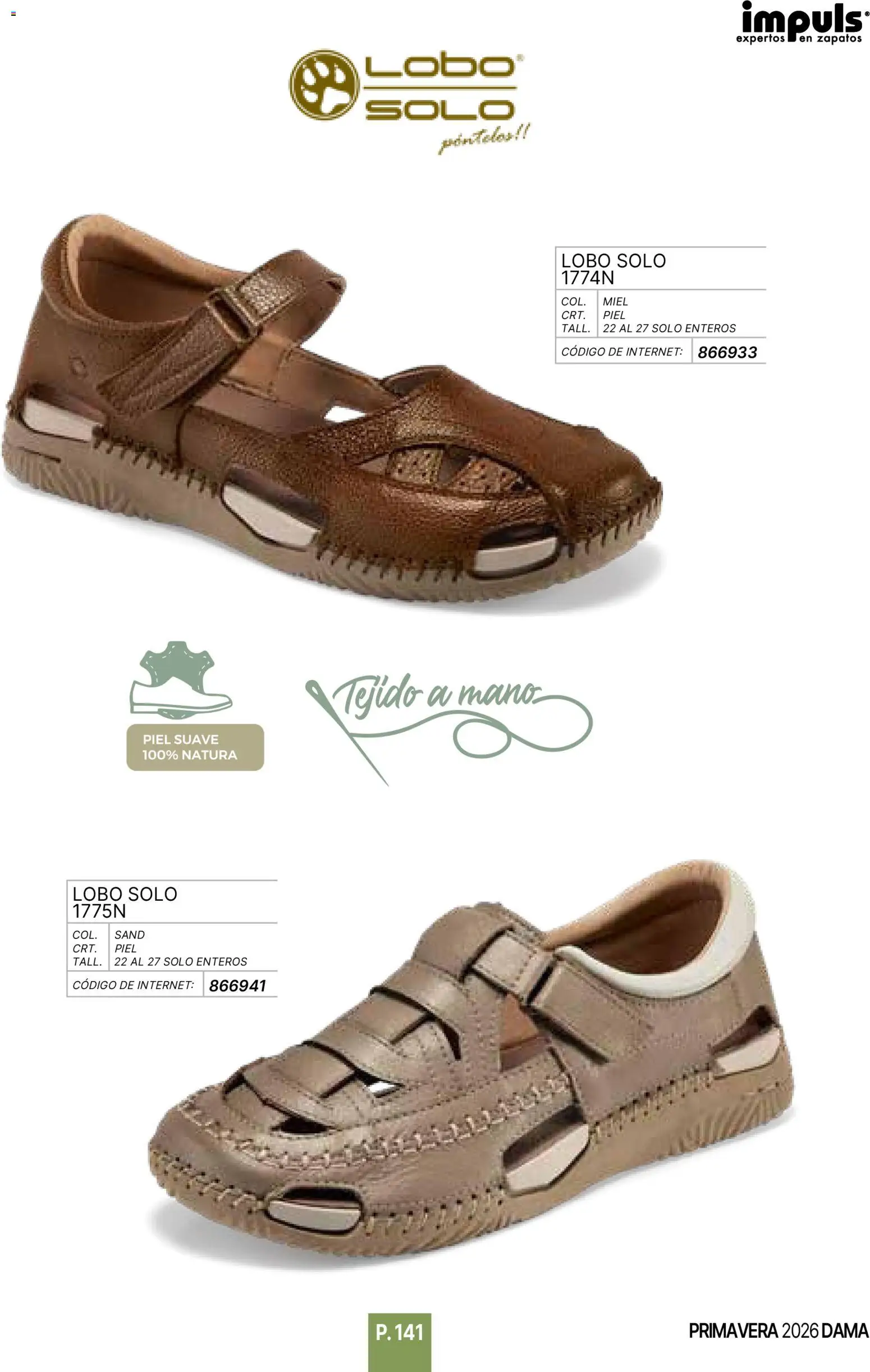 Nuevas ofertas de Impuls válidas en toda la República Mexicana desde el 01.01.2026. ¡Encuentra las mejores ofertas en Impuls catálogo Primavera! | Página: 143 | Productos: Zapatos