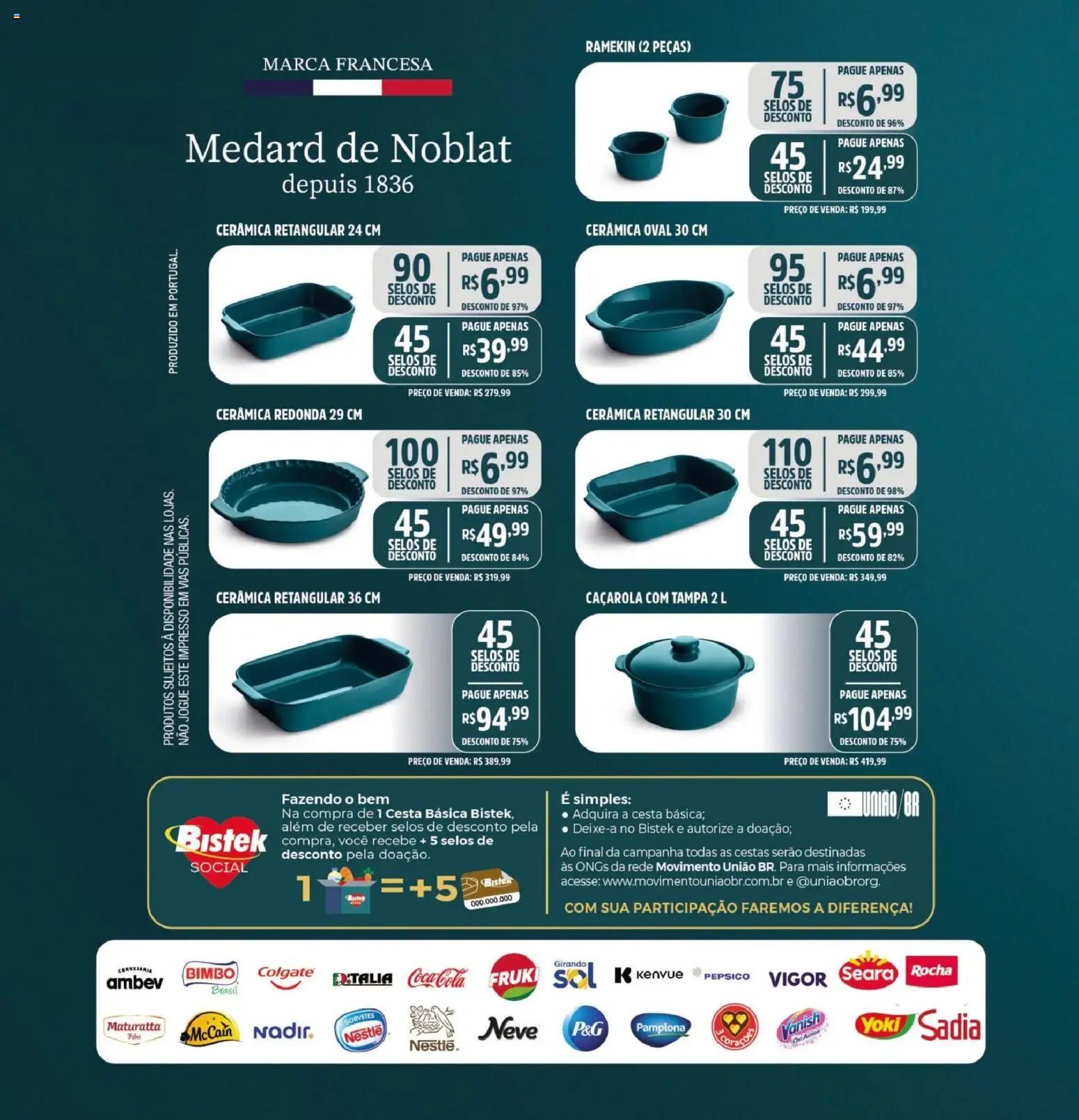 Bistek Supermercados Folheto - válido de 11.02.2026 | Página: 2 | Produtos: Caçarola, Cesta, Vanish