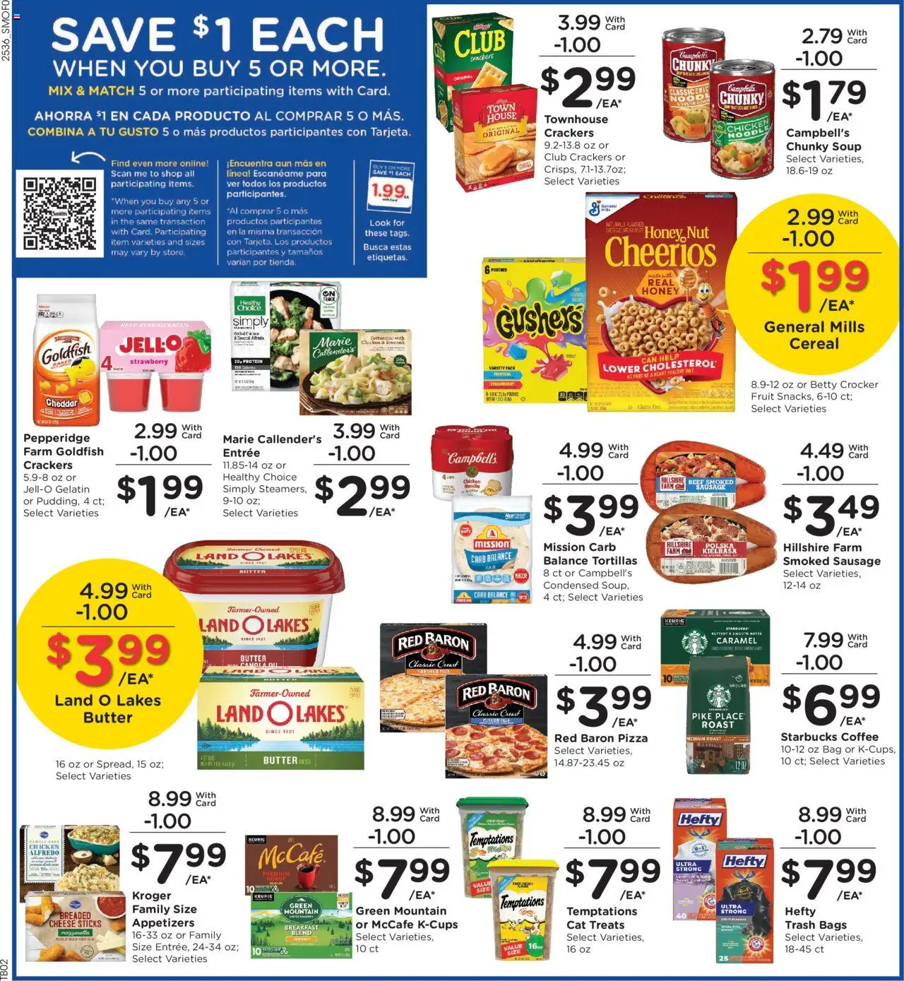 Smith's Weekly Ad - valid from 08.10.2025 | Page: 8 | Products: Broccoli, Cheese, Sausage, Bag