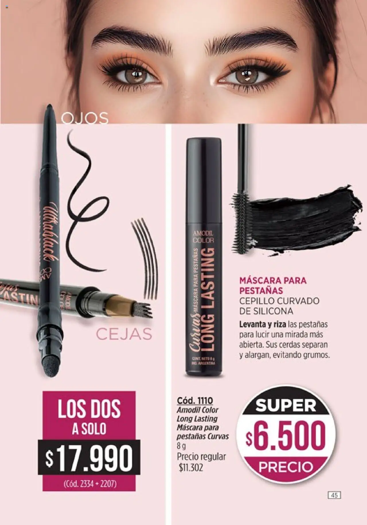 Catálogo Amodil Campaña 14 │ válido desde el 19.08.2025 | Página: 45 | Productos: Cepillo, Máscara