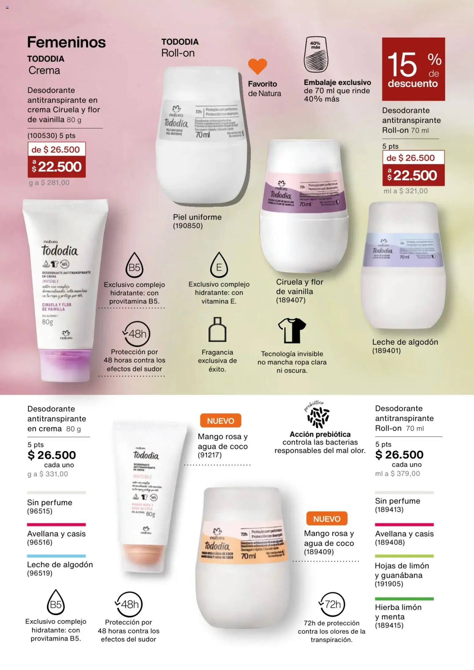 Natura revista - valida desde el 02.01.2026 | Página: 114 | Productos: Agua, Crema, Limón, Antitranspirante