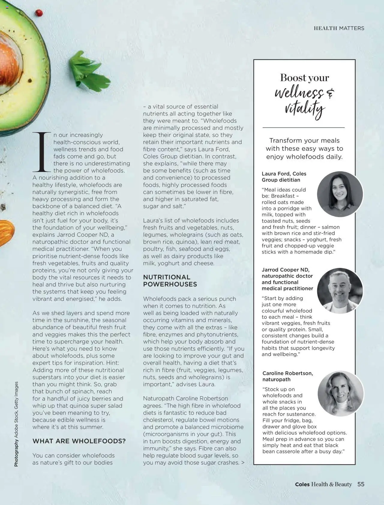 Coles catalogue - valid from 06.01.2025 | Page: 55 | Products: Yoghurt, Fruits, Shed, Nutrients