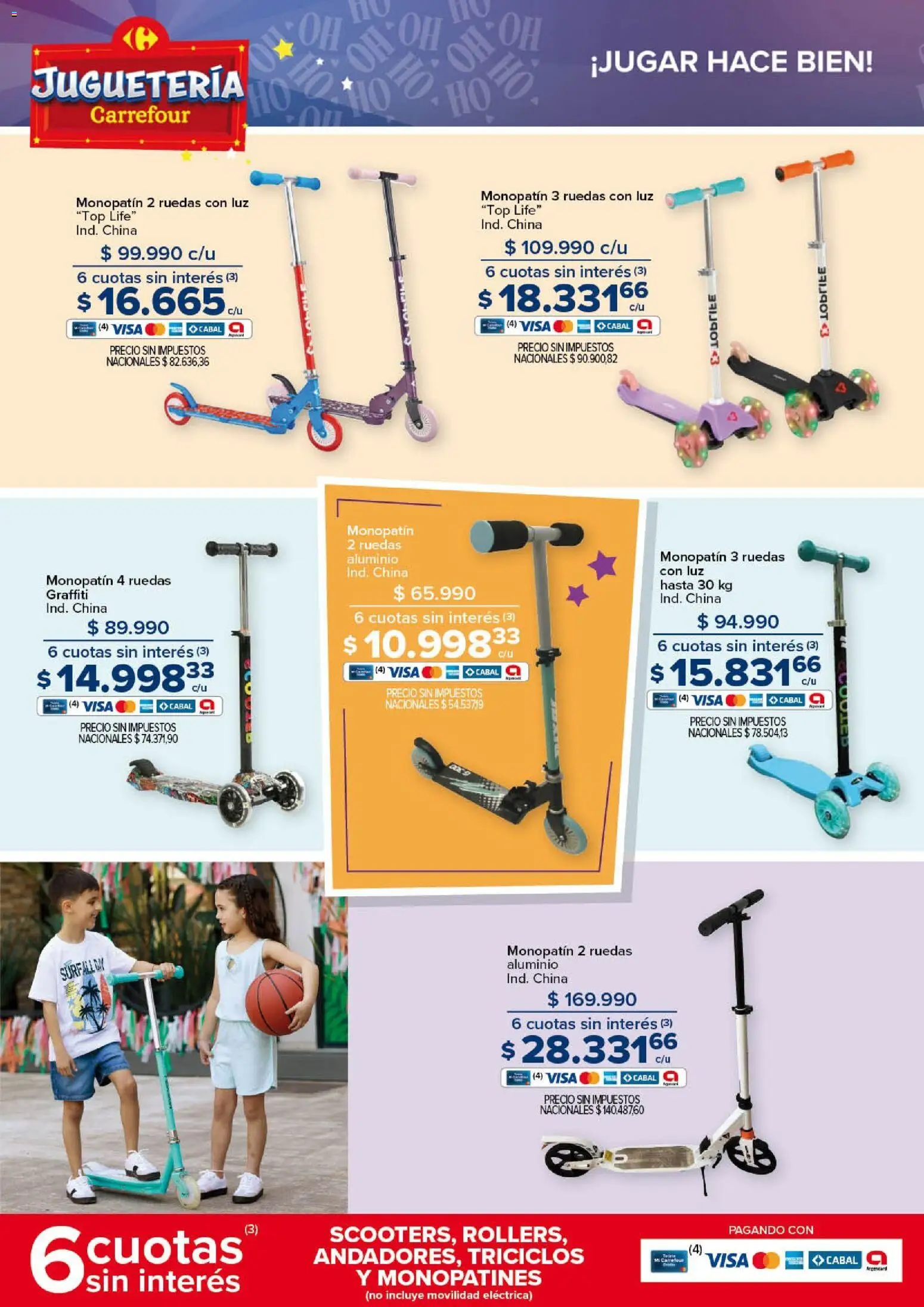 Carrefour ofertas │ válido desde el 12.12.2025 | Página: 28 | Productos: Monopatin, Top